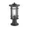 Z-Lite Jordan 1 Light Outdoor Pier Mounted Fixture, Black And Clear Seedy 570PHM-553PM-BK - alternate 3